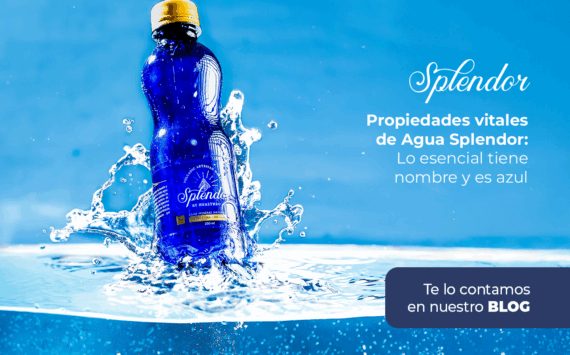 Propiedades vitales de Agua Splendor: Lo esencial tiene nombre y es azul 