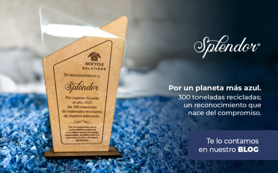 Por un planeta más azul, 300 toneladas recicladas; un reconocimiento que nace del compromiso