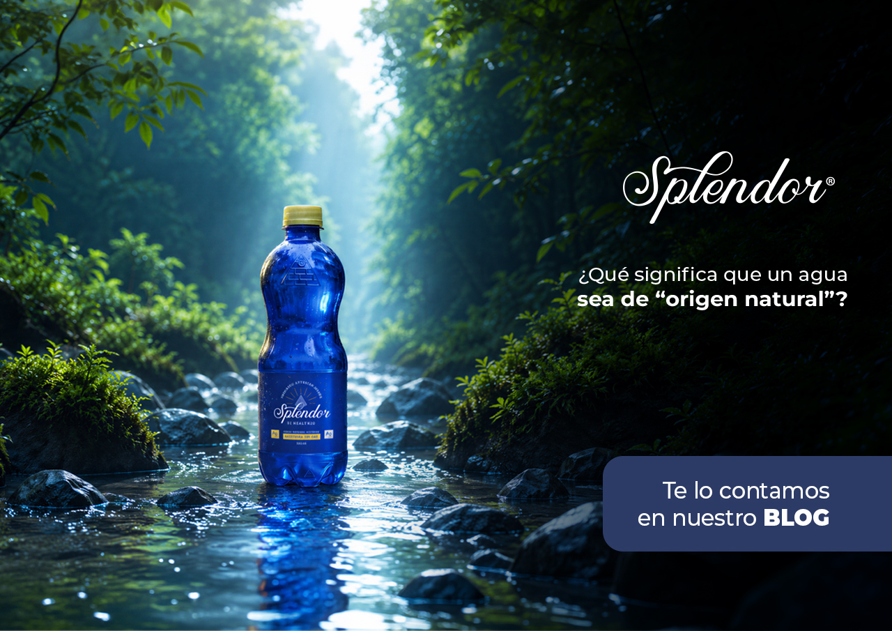 ¿Qué significa que un agua sea de “origen natural”?